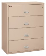4 Drawer Lateral Fireproof File Cabinet - 45 Wide