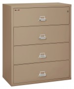 4 Drawer Lateral Fireproof File Cabinet - 45