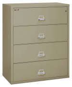 4 Drawer Lateral Fireproof File Cabinet  - 45 Wide