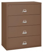 4 Drawer Lateral Fireproof File Cabinet  - 45