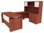 U Shaped Height Adjustable Executive Desk