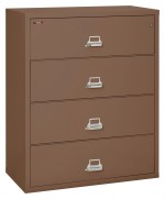4 Drawer Lateral Fireproof File Cabinet - 45 Wide