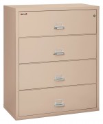 4 Drawer Lateral Fireproof File Cabinet  - 45