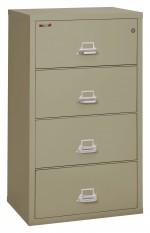 4 Drawer Lateral Fireproof File Cabinet - 32