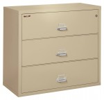 3 Drawer Lateral Fireproof File Cabinet - 45