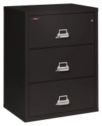 3 Drawer Lateral Fireproof File Cabinet - 32 Wide