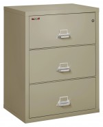 3 Drawer Lateral Fireproof File Cabinet - 32 Wide