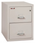 2 Drawer Vertical Fireproof File Cabinet - 18