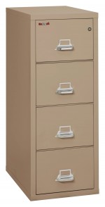 4 Drawer Vertical Fireproof File Cabinet - 18