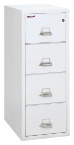 4 Drawer Vertical Fireproof File Cabinet - 18