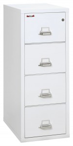 4 Drawer Vertical Fireproof File Cabinet - 21