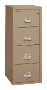 4 Drawer Fireproof File Cabinet - Letter Size