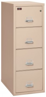 4 Drawer Fireproof File Cabinet - Letter Size