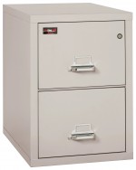 2 Drawer Fireproof File Cabinet - Letter Size