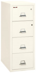 4 Drawer Fireproof File Cabinet with Hidden Safe