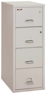 4 Drawer Fireproof File Cabinet with Hidden Safe