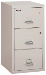 3 Drawer Fireproof File Cabinet with Hidden Safe