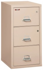 3 Drawer Fireproof File Cabinet with Hidden Safe