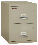 2 Drawer Fireproof File Cabinet with Hidden Safe