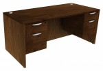 Rectangular Desk with Drawers