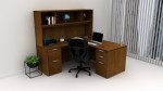 L Shaped Desk with Hutch