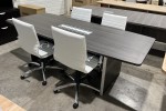 8' Conference Table with Central Power Grommet