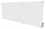 Magnetic Glass Dry Erase Whiteboard - 120 x 48