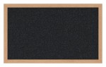 Rubber Bulletin Board with Wood Frame - 48