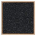 Rubber Bulletin Board with Wood Frame - 48