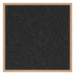 Rubber Bulletin Board with Wood Frame - 48