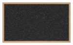 Rubber Bulletin Board with Wood Frame - 60