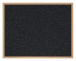 Rubber Bulletin Board with Wood Frame - 60