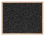 Rubber Bulletin Board with Wood Frame - 60