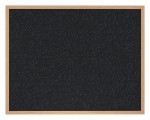 Rubber Bulletin Board with Wood Frame - 72