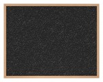 Rubber Bulletin Board with Wood Frame - 72