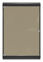 Enclosed Bulletin Board with Vinyl Surface - 28