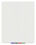 Magnetic Glass Dry Erase Whiteboard - 48 x 60