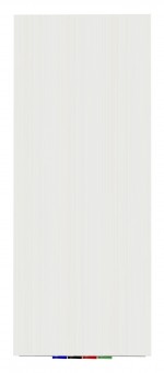 Magnetic Glass Dry Erase Whiteboard - 48 x 120