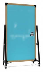 Mobile Glass Dry Erase Board