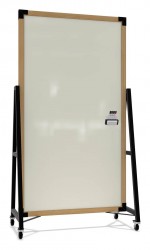 Mobile Glass Dry Erase Board