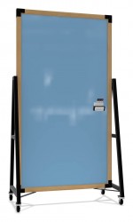 Mobile Glass Dry Erase Board