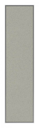 Fabric Bulletin Board with Silver Frame - 12