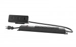 FlexCharge 4CX - Surge Protection AC & USB Desk Power Strip Module - Black