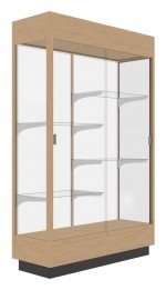 Vertical Display Case with LED Lighting - 48