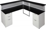 Modern L Shape Reception Desk