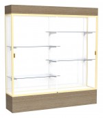 Large Display Case with Lighting - 72 x 80