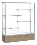 Display Cabinet with Glass Doors and Shelves - 60