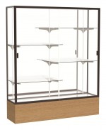 Display Cabinet with Glass Doors and Shelves - 60