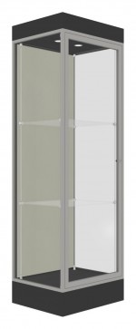 Tower Display Case with LED Lighting - 24 x 76
