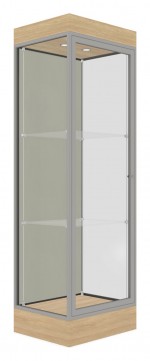 Tower Display Case with LED Lighting - 24